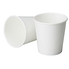 Disposable Paper Cup - Hot Liquids - 8 oz - White