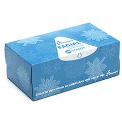 Facial Tissue - 200 Tissues per Dispenser/6 Dispensers per PG