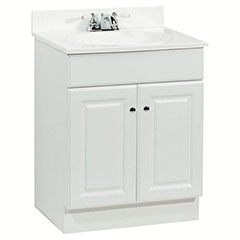 24 X 18 WHITE 2 DOOR VANITY