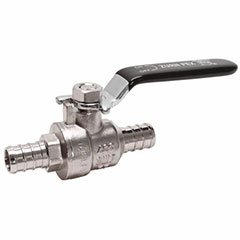 PEX BALL VALVE 1/2" BARB X B