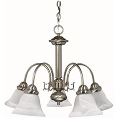 CHANDELIER 5 LT 24W BN