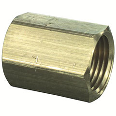 BRASS COUPLING 1" LF