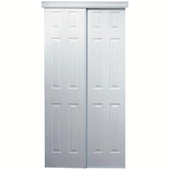 BYPASS 6PNL DOOR 48X80 WHITE