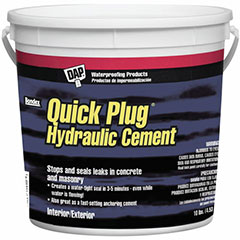 QUICK PLUG HYDRAULIC CEMENT, 10LB