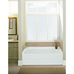 STERLING BATH TUB VIKRELL LEFT HAND OUTLET 60" WHITE