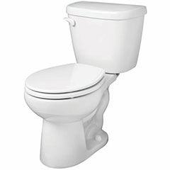 RND TOILET BWL1.6/1.28GPF WH