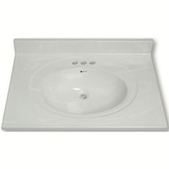 VANITY TOP CULTURED MARBLE W