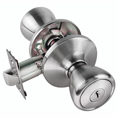 ENTRY LOCKSET TULIP SATIN NI