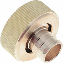 BRASS ADAPTER - 1" SWIVEL X 3/4" BARB