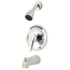 TUB/SHOWER TRIM 1 LEVER CHR