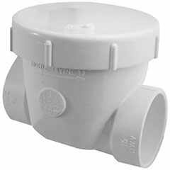 DWV PVC BACKWATER VALVE 1-1/