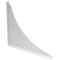 TUB GUARD 7"X7" WHITE POLYST