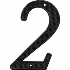 BLACK NUMBER "2" 4" 2PK