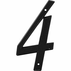 BLACK NUMBER "4" 4" 2PK