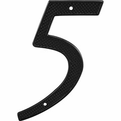 BLACK NUMBER "5" 4" 2PK