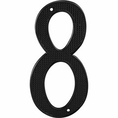 BLACK NUMBER "8" 4" 2PK