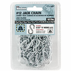 JACK CHAIN ZINC #12X10'