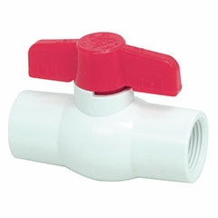 PVC THREADED BALL VALVE 3/4"