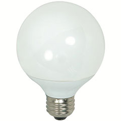 9W CFL G25 MED 27K 12BX