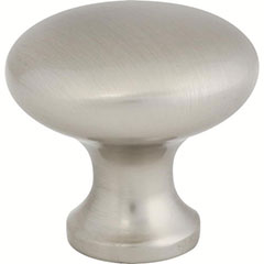 CABINET KNOB 1-1/8" BN 5PK