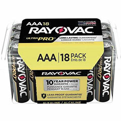 18PK RAY BATT AAA INDUST AL