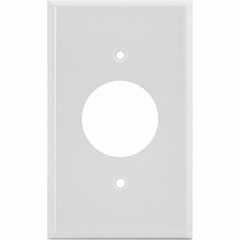 WALLPLATE SINGLE 1G WHT