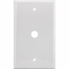 WALLPLATE PHN/CABLE WHT PK10