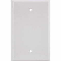 WALLPLATE BLNK 1G WHT PK10