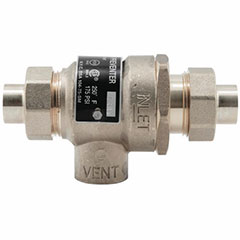 BRONZE BACKFLOW PREVENTER 1/2" SWEAT UNION