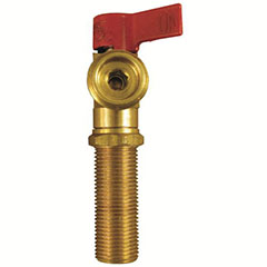 WASHER OUTLET BOX VALVE 1/2" CPVC RED HANDLE