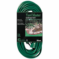 YARDMASTER EXT CORD 40FT GRN