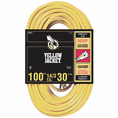 100FT YELLOW JACKET EXT CORD