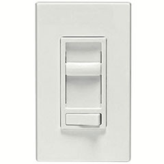 DIMMER SLIDE UNIV 1P/3W WHT