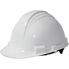 HARD HAT 4PT PIN WHITE