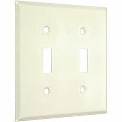 WALLPLATE DOUBLE TOGGLE IV