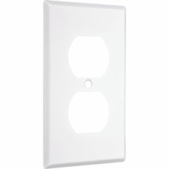 WALLPLATE DUPLEX RECEPT WH