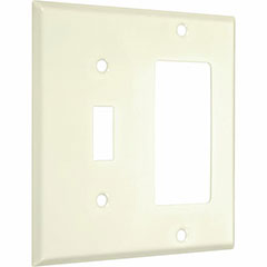 WALLPLATE DECOR/TOGGLE IVORY