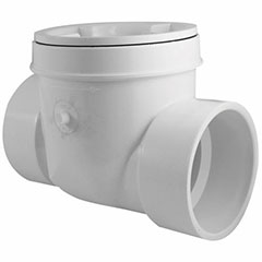 PVC DWV BACKWATER VALVE WITH