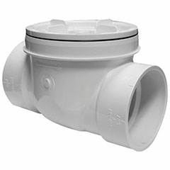 PVC DWV BACKWATER VALVE WITH