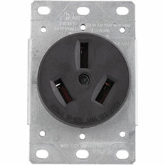 RECEPTACLE RANGE 3P 3W 50A