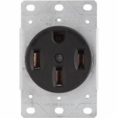 RECEPTACLE RANGE 3P 4W 50A