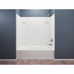 TUB WALL KIT FIBER 32X60 WHT