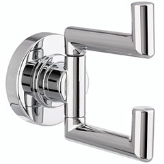 DOUBLE ROBE HOOK CHR