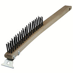 13-5/8" WIRE BRUSH W/SCRAPER