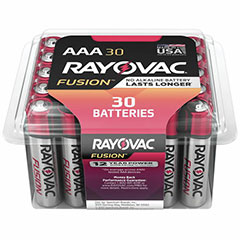 BATTERY FUSION AAA 30/PK