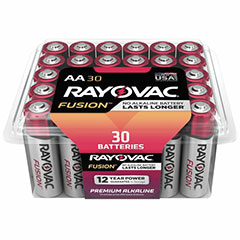 BATTERY FUSION AA 30/PK