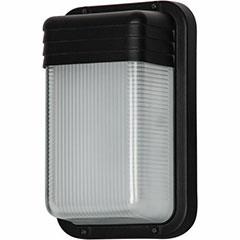WALL PACK LED 9W 6.25 BLACK