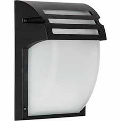 WALL PACK LED 9W 7IN BLACK