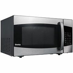 0.9 CUFT BLK SS MICROWAVE