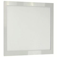 LED FLATPANL 18W 30K 1X1 WHT